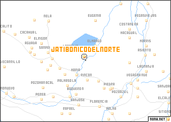 map of Jatibonico del Norte