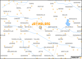 map of Jatimalang