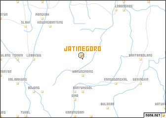 map of Jatinegoro