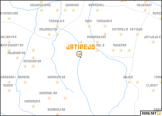 map of Jatirejo