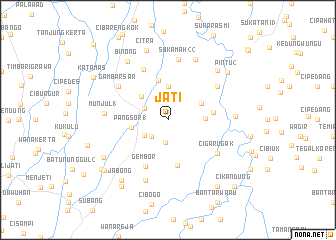 map of Jati