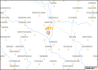 map of Jati