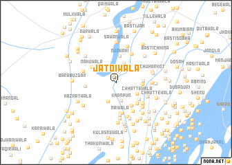 map of Jatoiwāla