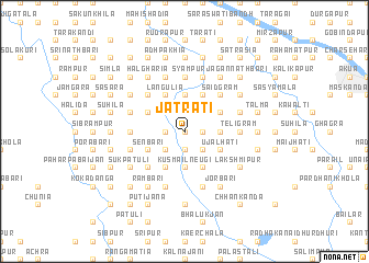 map of Jātrāti