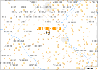 map of Jātria Khurd