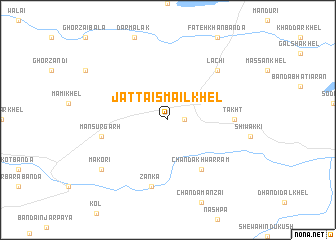 map of Jatta Ismāīl Khel