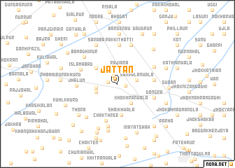 map of Jattān