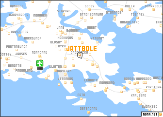 map of Jättböle