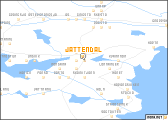 map of Jättendal