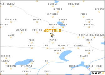 map of Jättölä