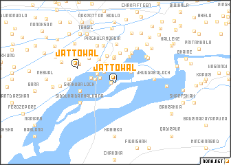 map of Jattowāl