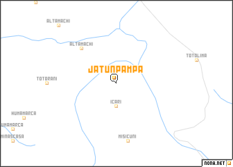 map of Jatún Pampa