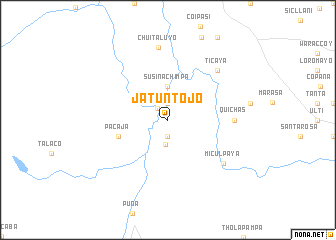 map of Jatun Tojo