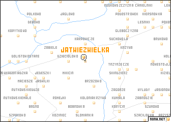 map of Jatwieź Wielka