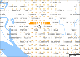 map of Jauban Bāsail