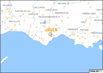 map of Jauca