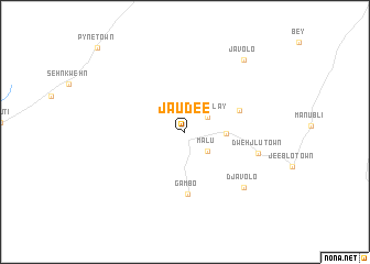 map of Jaudee