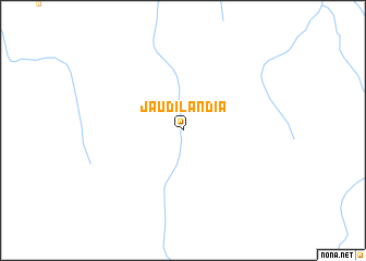 map of Jaudilândia