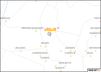 map of Jauja