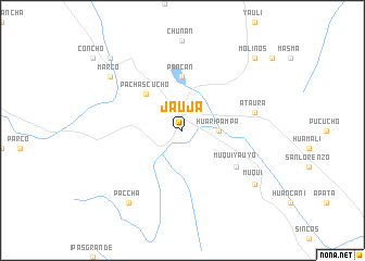map of Jauja