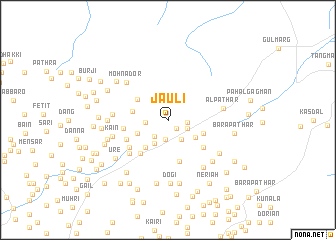 map of Jauli