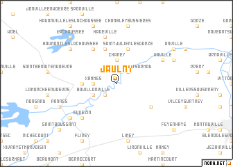 map of Jaulny