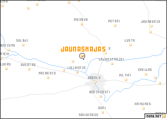 map of Jaunās Mājas