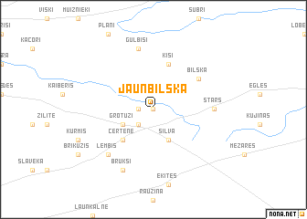 map of Jaunbilska