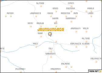 map of Jaundundaga