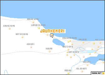 map of Jaunķemeri