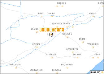 map of Jaunlubāna