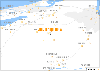 map of Jaunmārupe