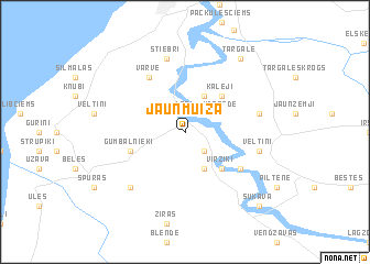 map of Jaunmuiža