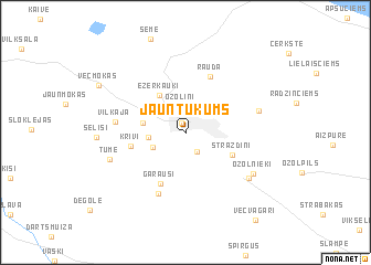 map of Jauntukums