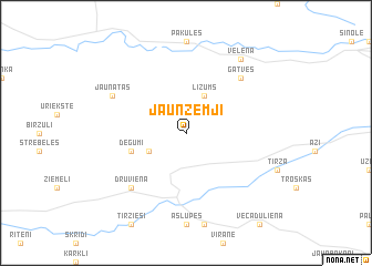map of Jaunzemji