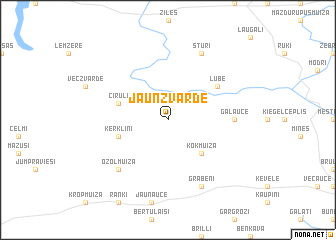 map of Jaunzvārde