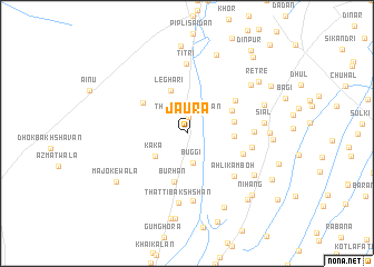 map of Jāura