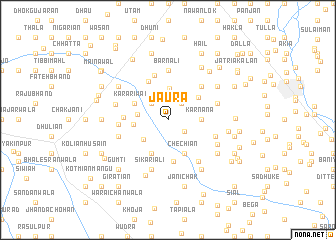 map of Jāura