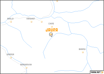 map of Jaura