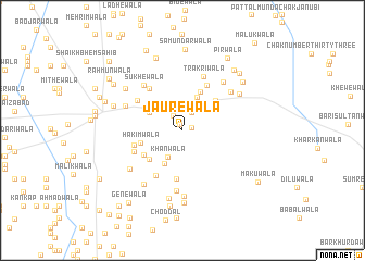 map of Jaurewāla