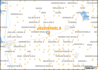 map of Jaurīānwāla
