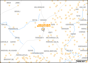 map of Jauriān