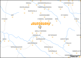 map of Jauro Adamu