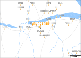 map of Jauro Baba