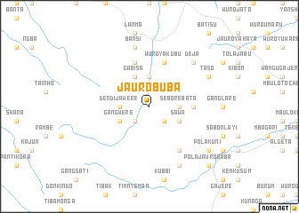 map of Jauro Buba