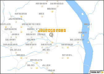 map of Jauro Garaba