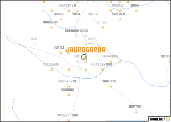 map of Jauro Garba