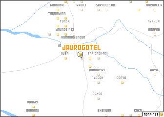 map of Jauro Gotel