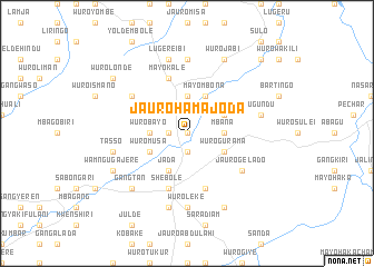 map of Jauro Hamajoda