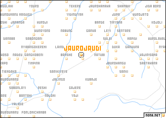 map of Jauro Jaudi